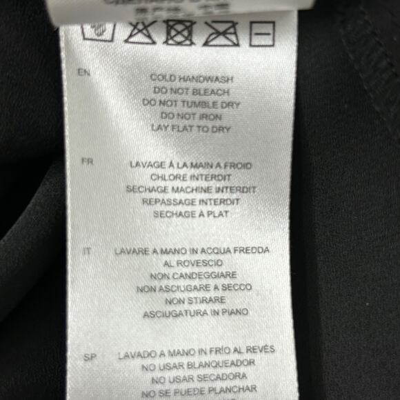 IRO Irisa Mini Dress Black Silver Metallic Holiday Size 40 US 8 - Picture 8 of 11